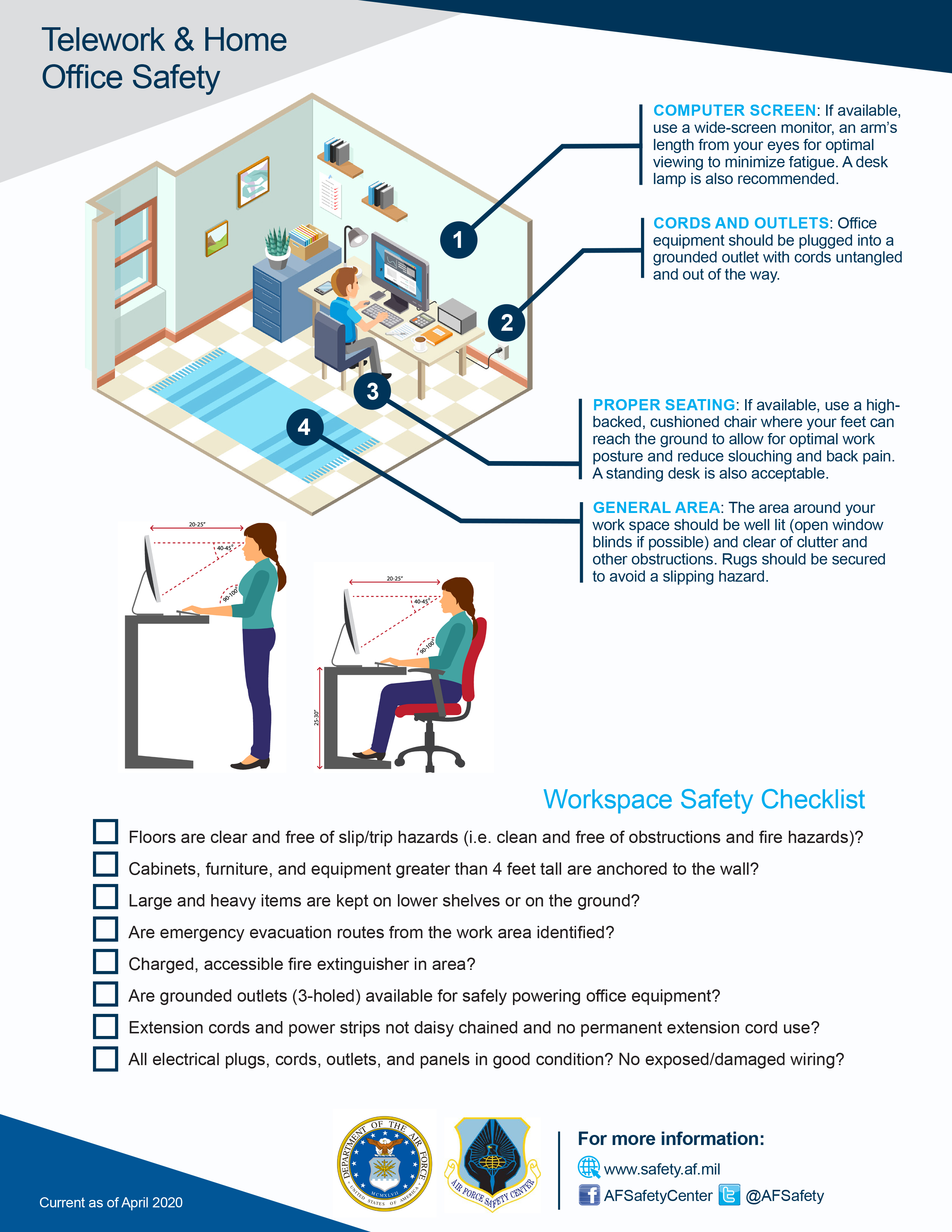 Telework & Home Office Safety Checklist